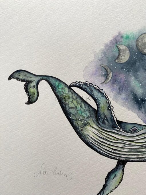 celestial humpback whale tail
