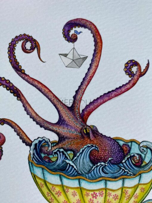 close of kraken and tentacles
